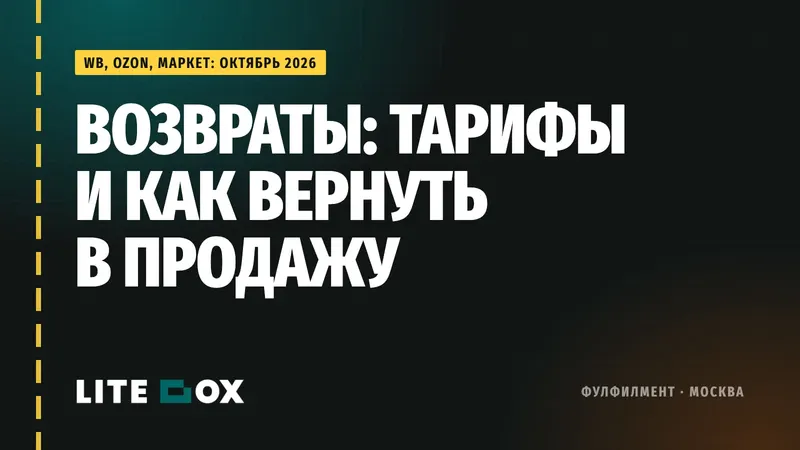 Возвраты на WB и Ozon в 2026: тарифы и как вернуть товар в продажу